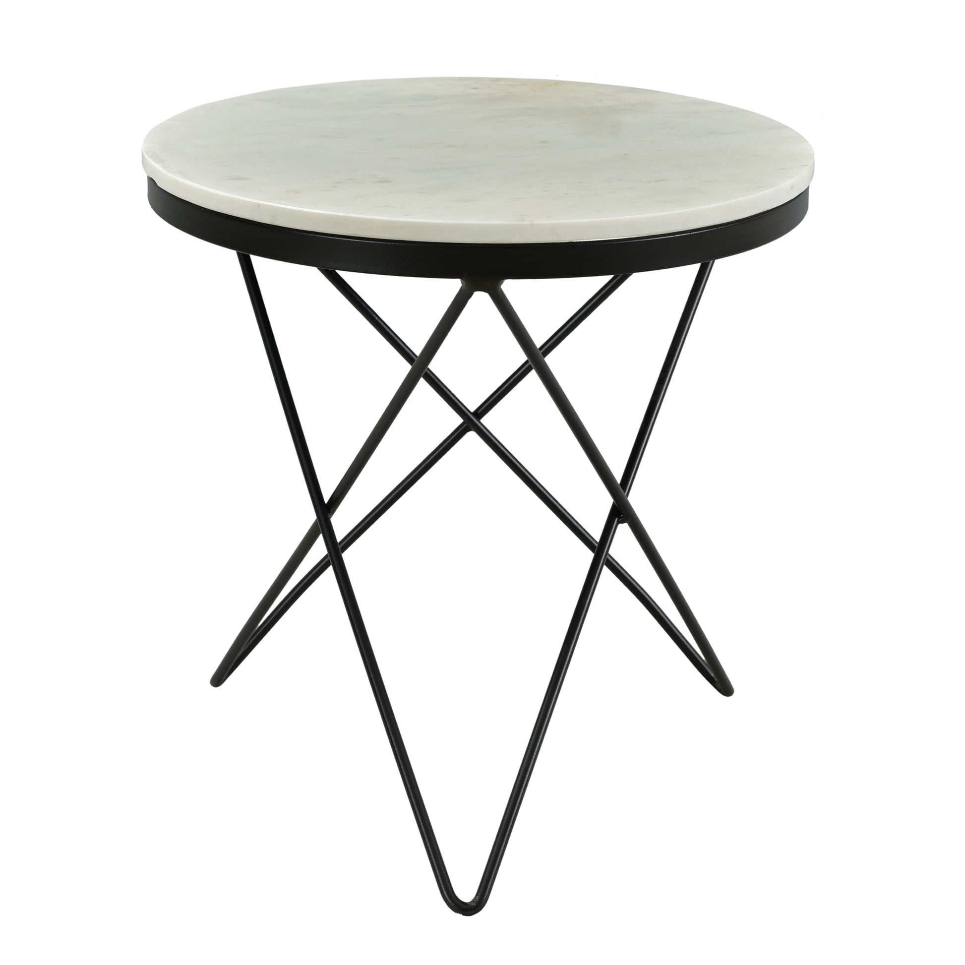 Moes Home Side Table Haley Black Contemporary Furniture