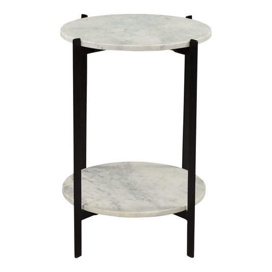 Moes Home Accent Tables Melanie White Contemporary Furniture