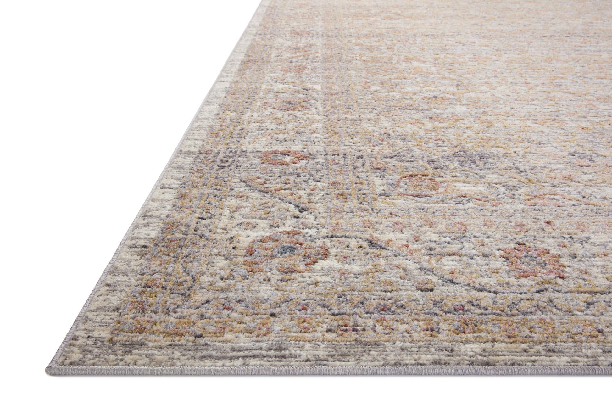 Loloi Indra INA-01 Stone Multi Contemporary Power Loomed Rug