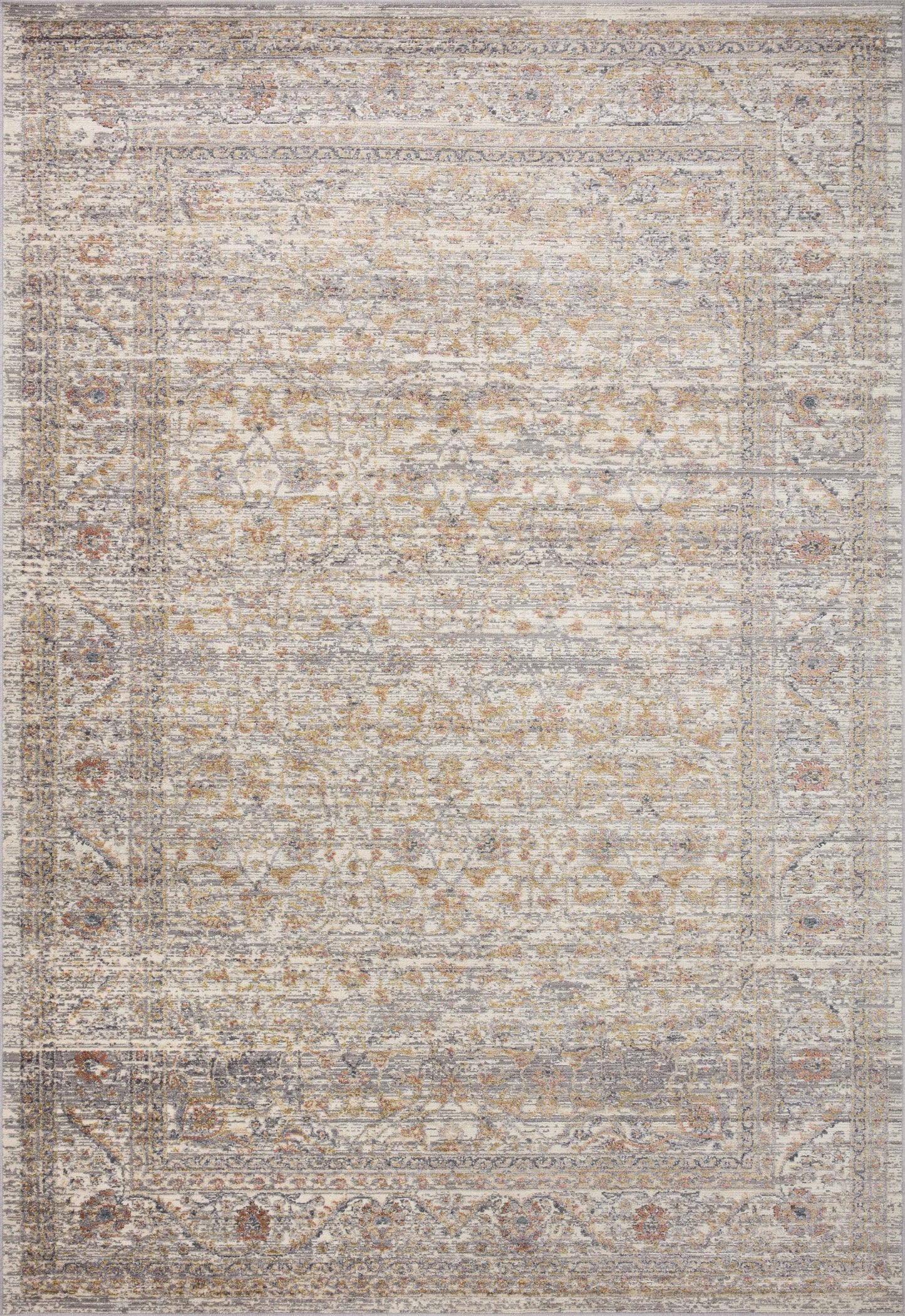 Loloi Indra INA-01 Stone Multi Contemporary Power Loomed Rug