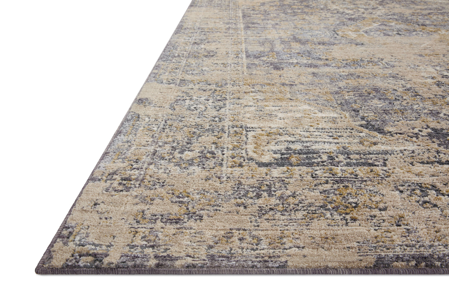 Loloi Indra INA-03 Charcoal Natural Contemporary Power Loomed Rug