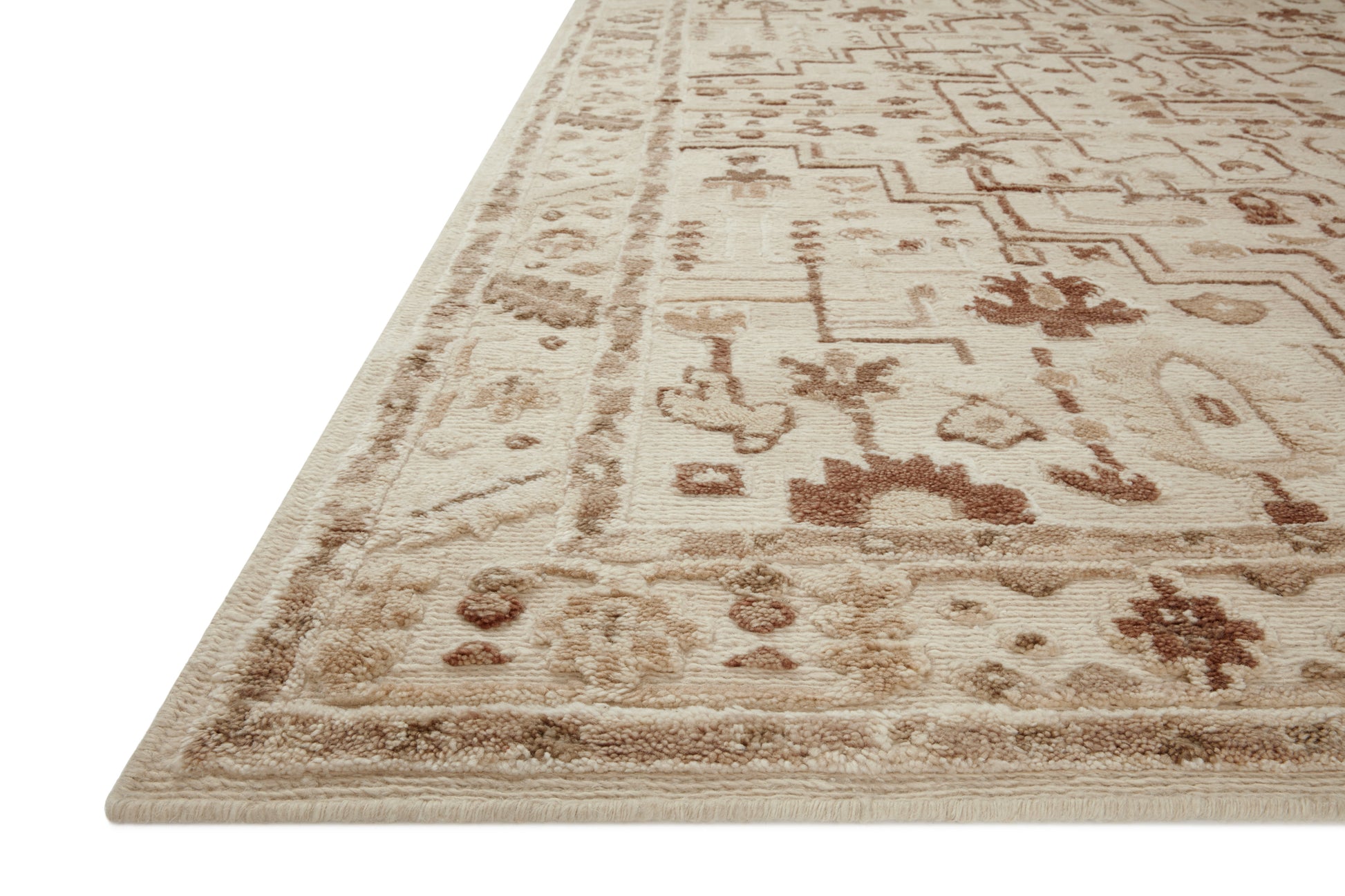 Magnolia Home Ingrid ING-01 Ivory Earth Contemporary Hand Woven Rug