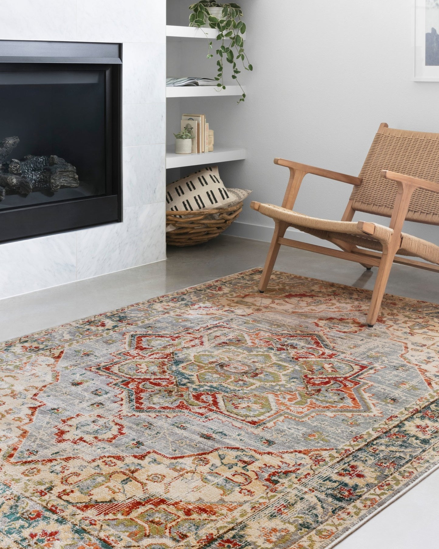 Loloi II Isadora ISA - 02 Oatmeal Multi Transitional Power Loomed Rug - Rugs - Loloi II - Atlanta Designer Rugs