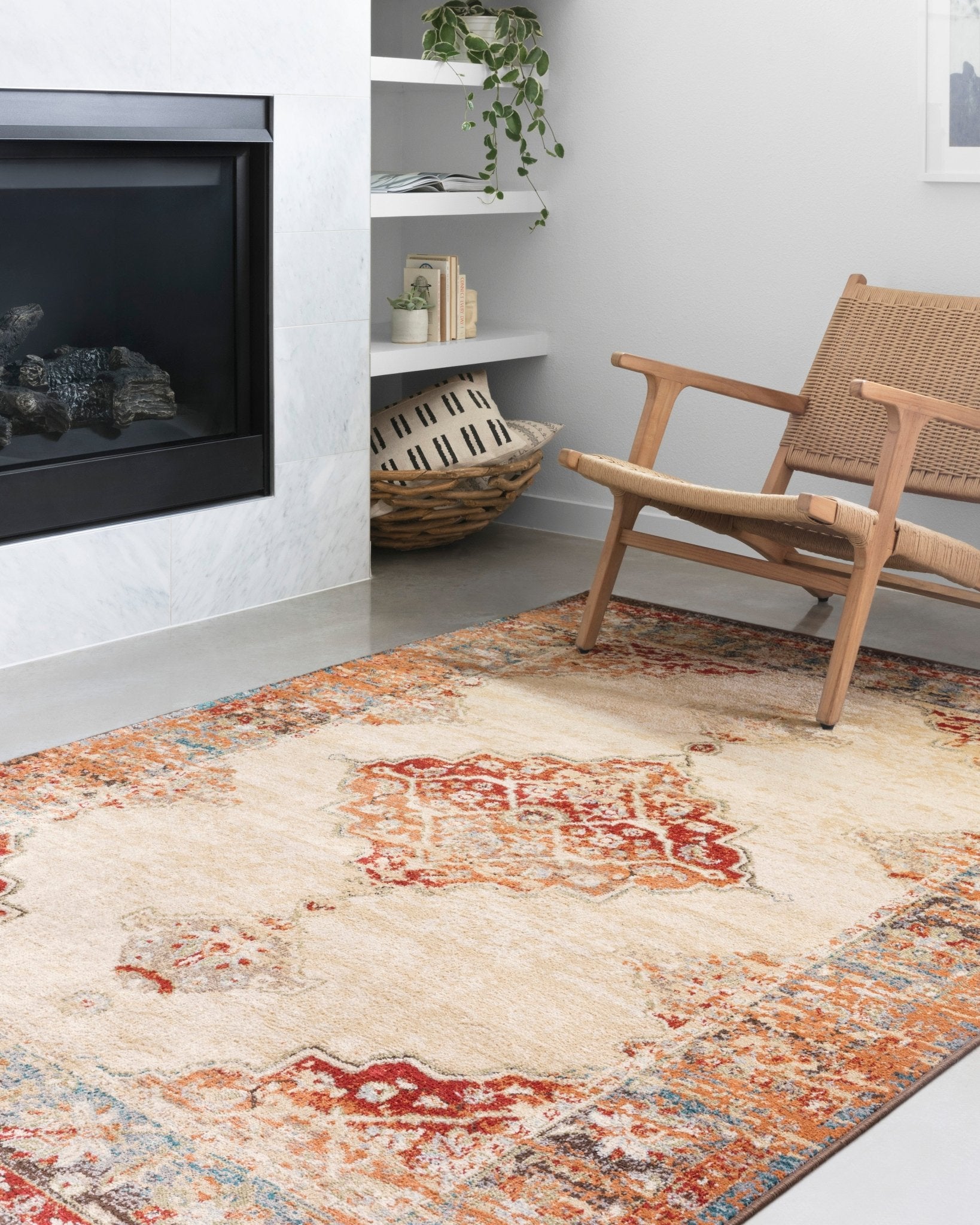 Loloi II Isadora ISA - 04 Ant. Ivory Sunset Transitional Power Loomed Rug - Rugs - Loloi II - Atlanta Designer Rugs