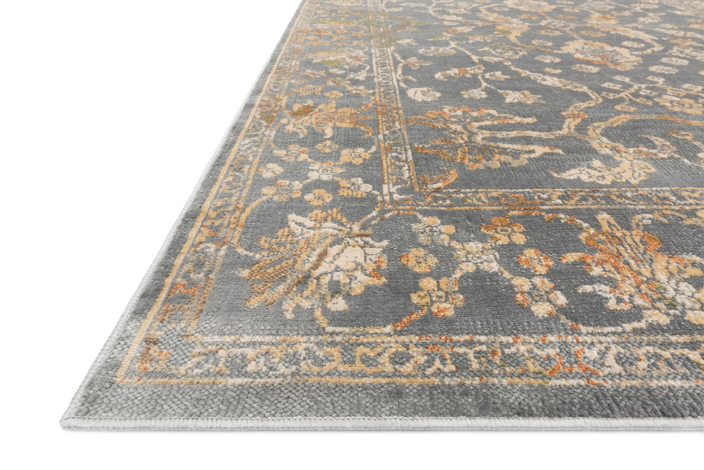 Loloi II Isadora ISA - 05 Silver Silver Transitional Power Loomed Rug - Rugs - Loloi II - Atlanta Designer Rugs