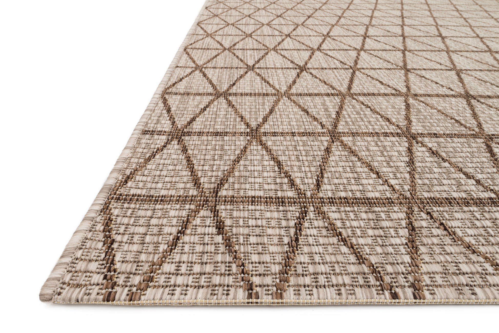 Loloi ISLE IE-04 Beige Mocha Indoor/Outdoor Power Loomed Rug