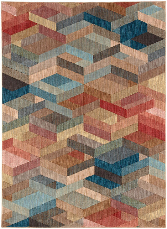 Karastan Elements 91203 Multi Modern/Contemporary Machinemade Rug - Rugs - Karastan - Atlanta Designer Rugs