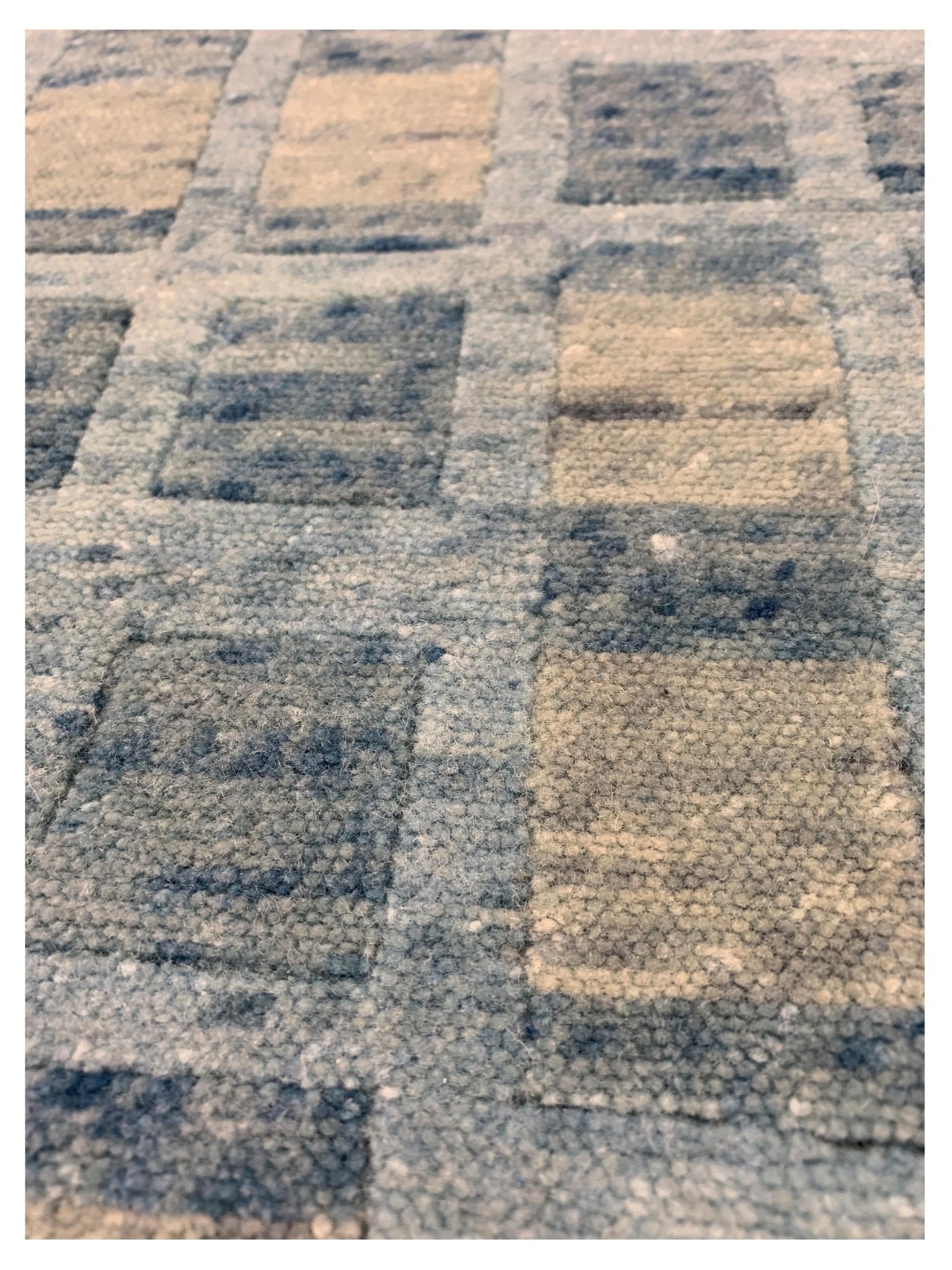 Artisan Toni Aqua Transitional Knotted Rug - Rugs - Artisan - Atlanta Designer Rugs