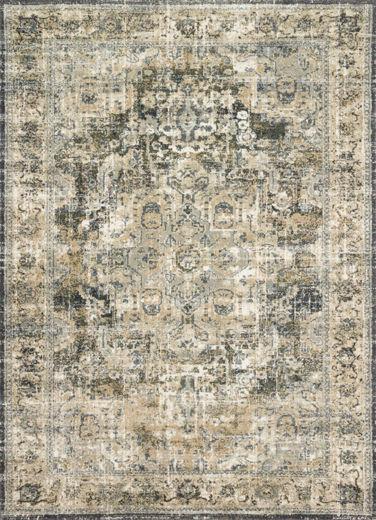 Magnolia Home James JAE-03 Natural Fog Contemporary Power Loomed Rug