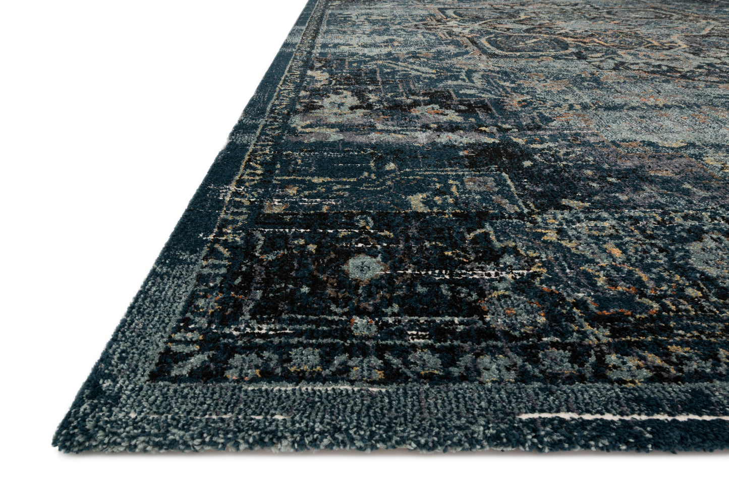 Magnolia Home James JAE-05 Ocean Onyx Contemporary Power Loomed Rug