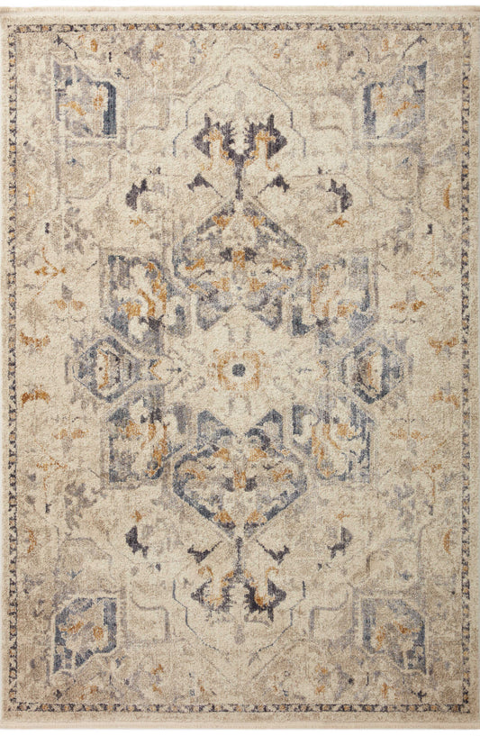 Magnolia Home Janey JAY-01 Natural Indigo Transitional Power Loomed Rug