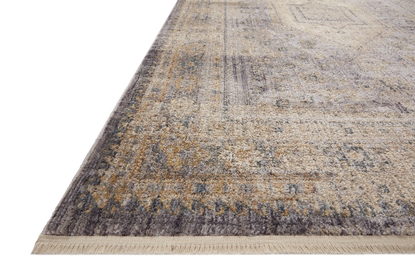 Magnolia Home Janey JAY-02 Slate Gold Transitional Power Loomed Rug