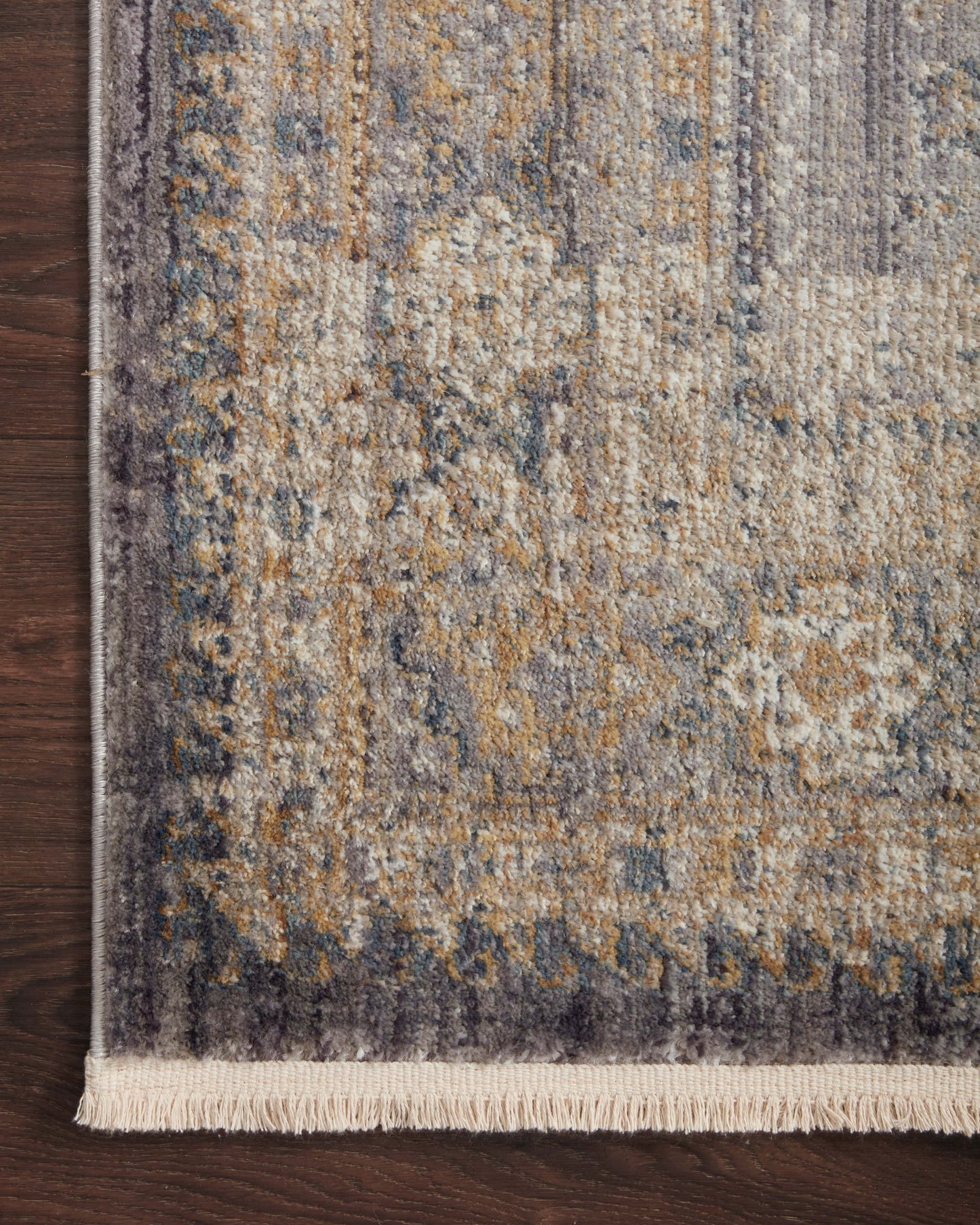 Magnolia Home Janey JAY-02 Slate Gold Transitional Power Loomed Rug