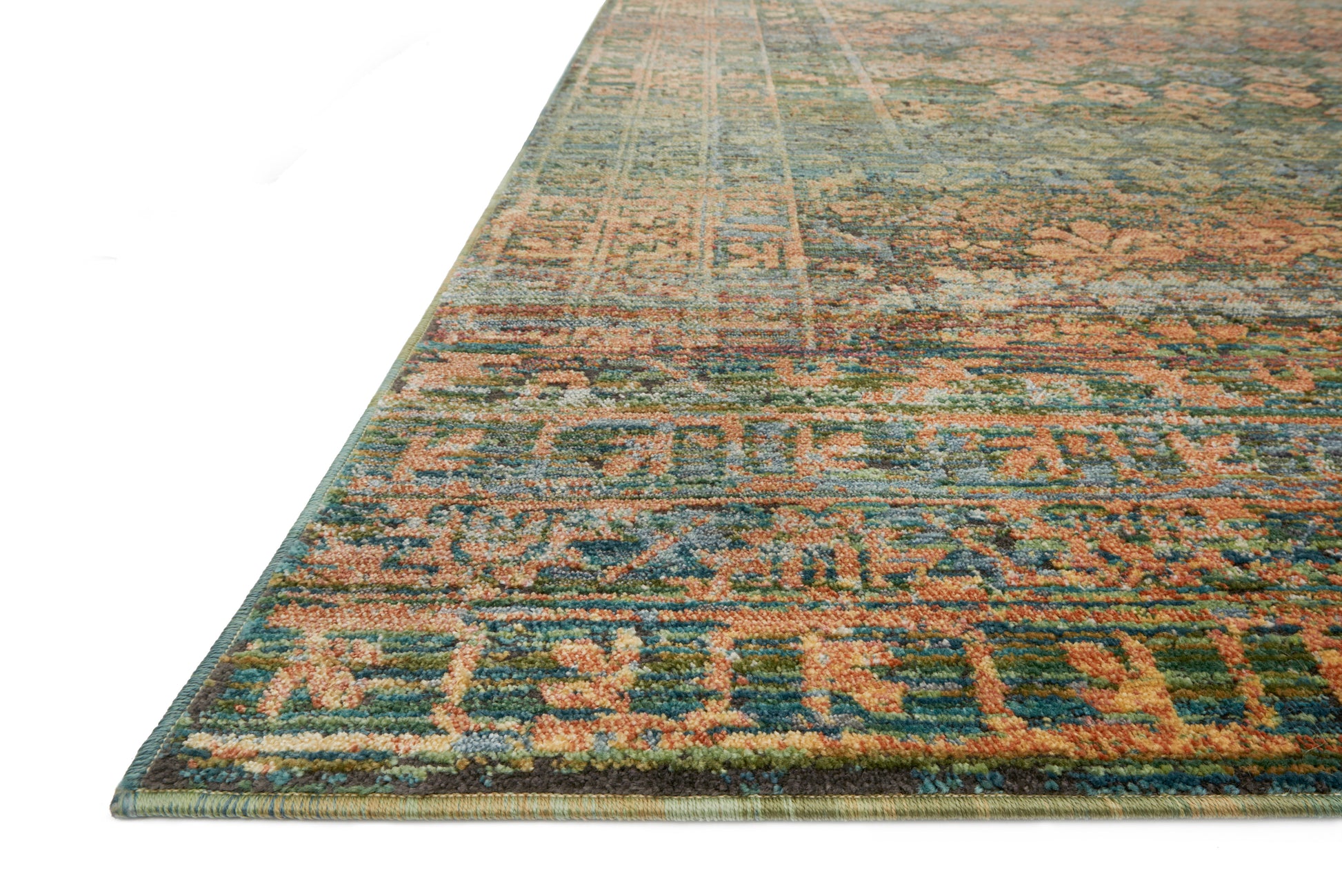 Loloi Javari JV-03 Lagoon Fiesta Contemporary Power Loomed Rug