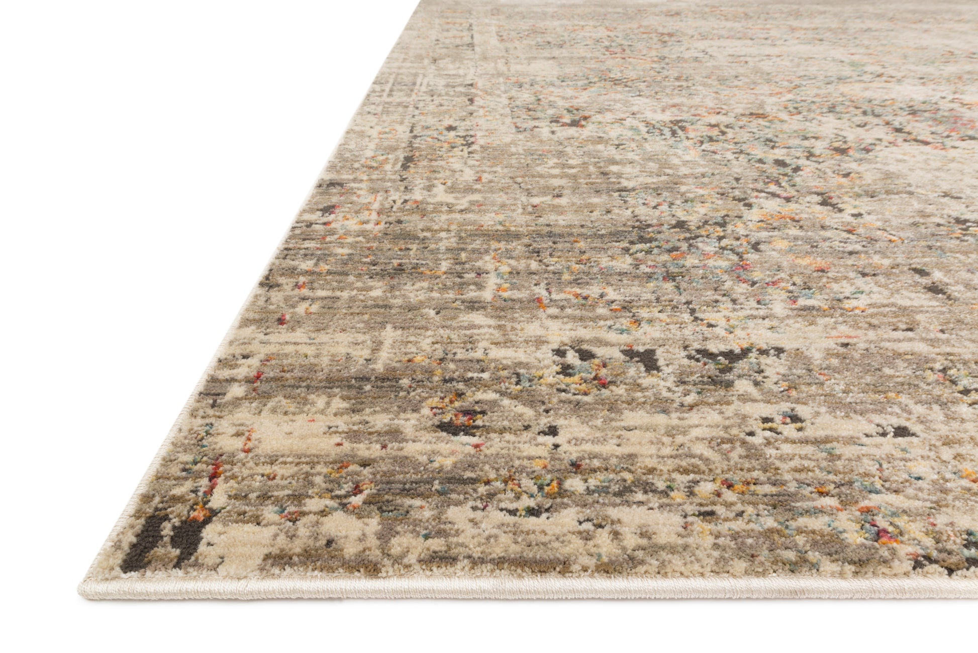 Loloi Javari JV-08 Grey Multi Contemporary Power Loomed Rug