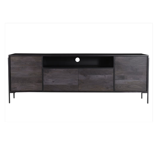 Moes Home Media Units Tobin Grey Modern Furniture