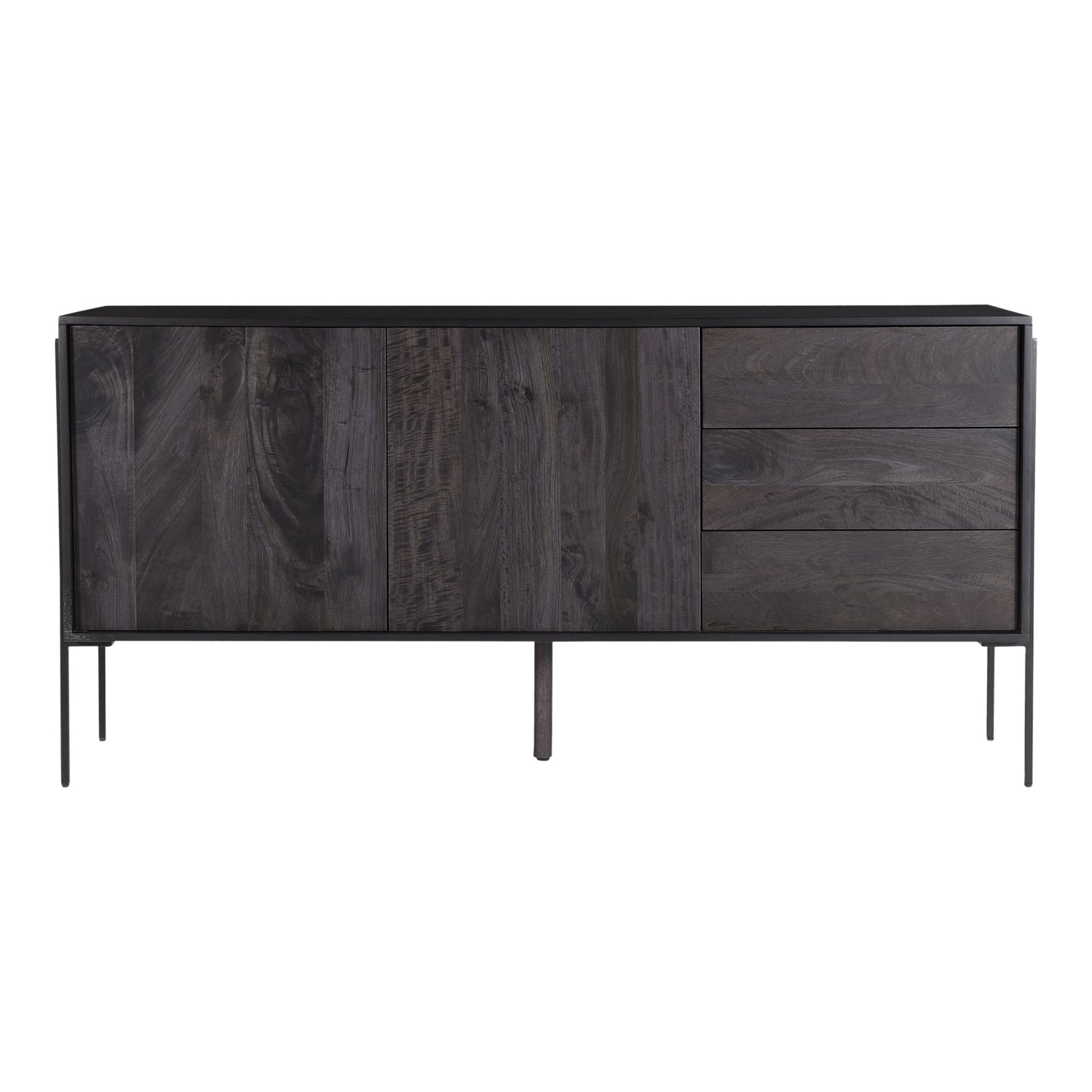 Moes Home Sideboards Tobin Grey Modern Furniture