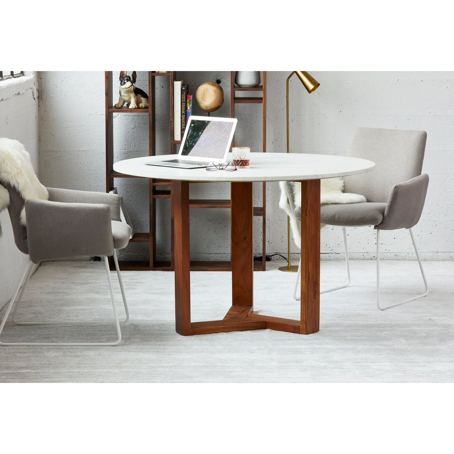 Moes Home Dining Tables Jinxx White Scandinavian Furniture