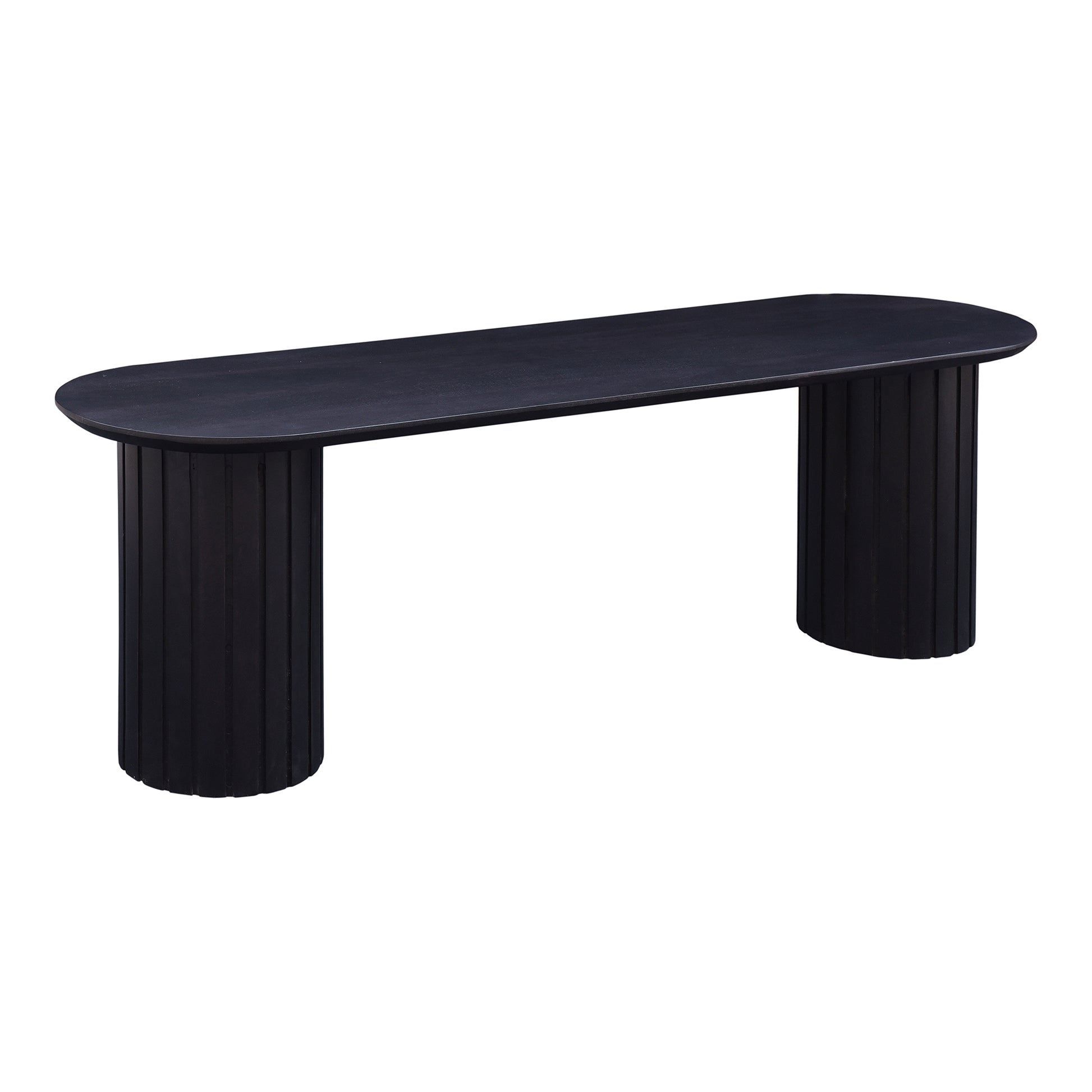 Moes Home Benches Povera Black Contemporary Furniture