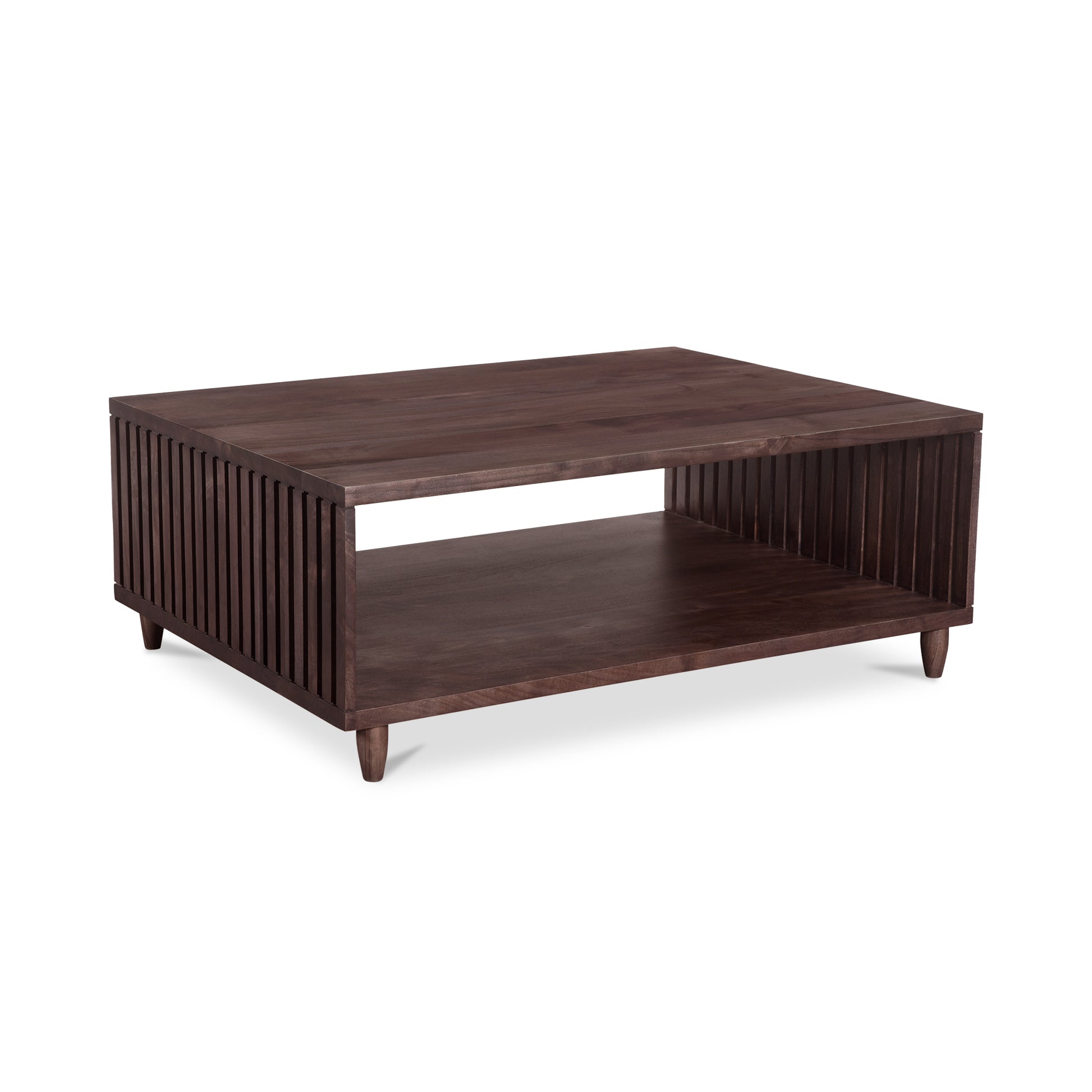 Moes Home Coffee Tables Ryse Brown Mid-Century Modern Furniture