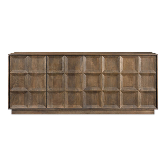 Moes Home Sideboards Bowen Brown Contemporary Furniture Rug