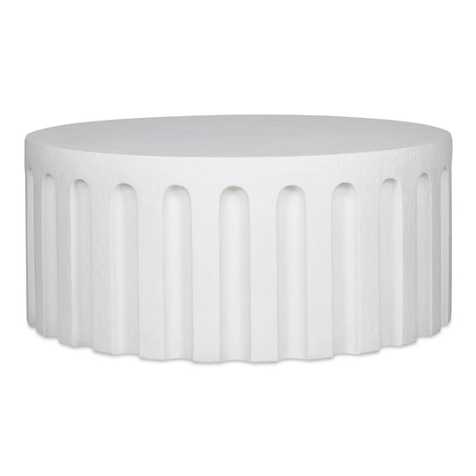 Moes Home Coffee Tables ERIS White Contemporary Furniture