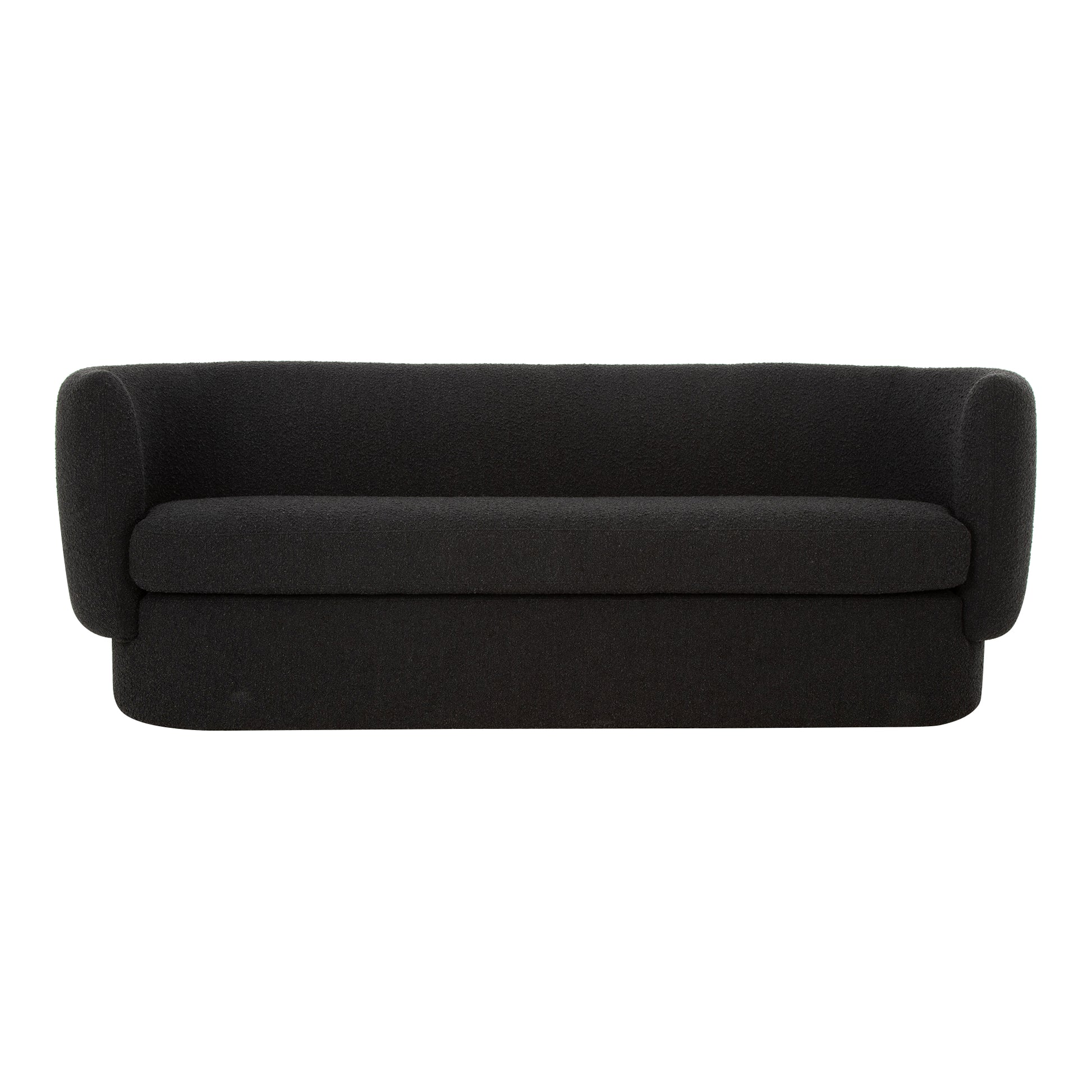 Moes Home Sofas Koba Black Contemporary Furniture