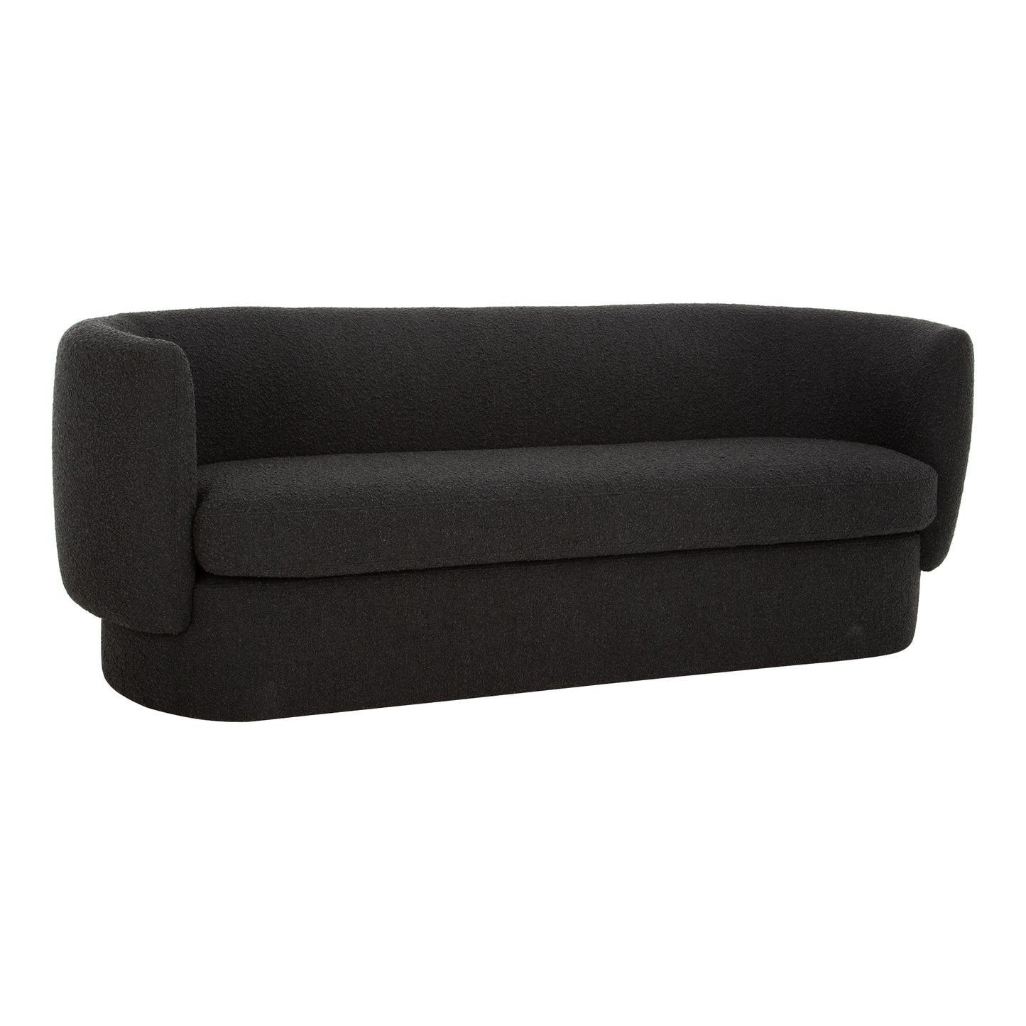 Moes Home Sofas Koba Black Contemporary Furniture