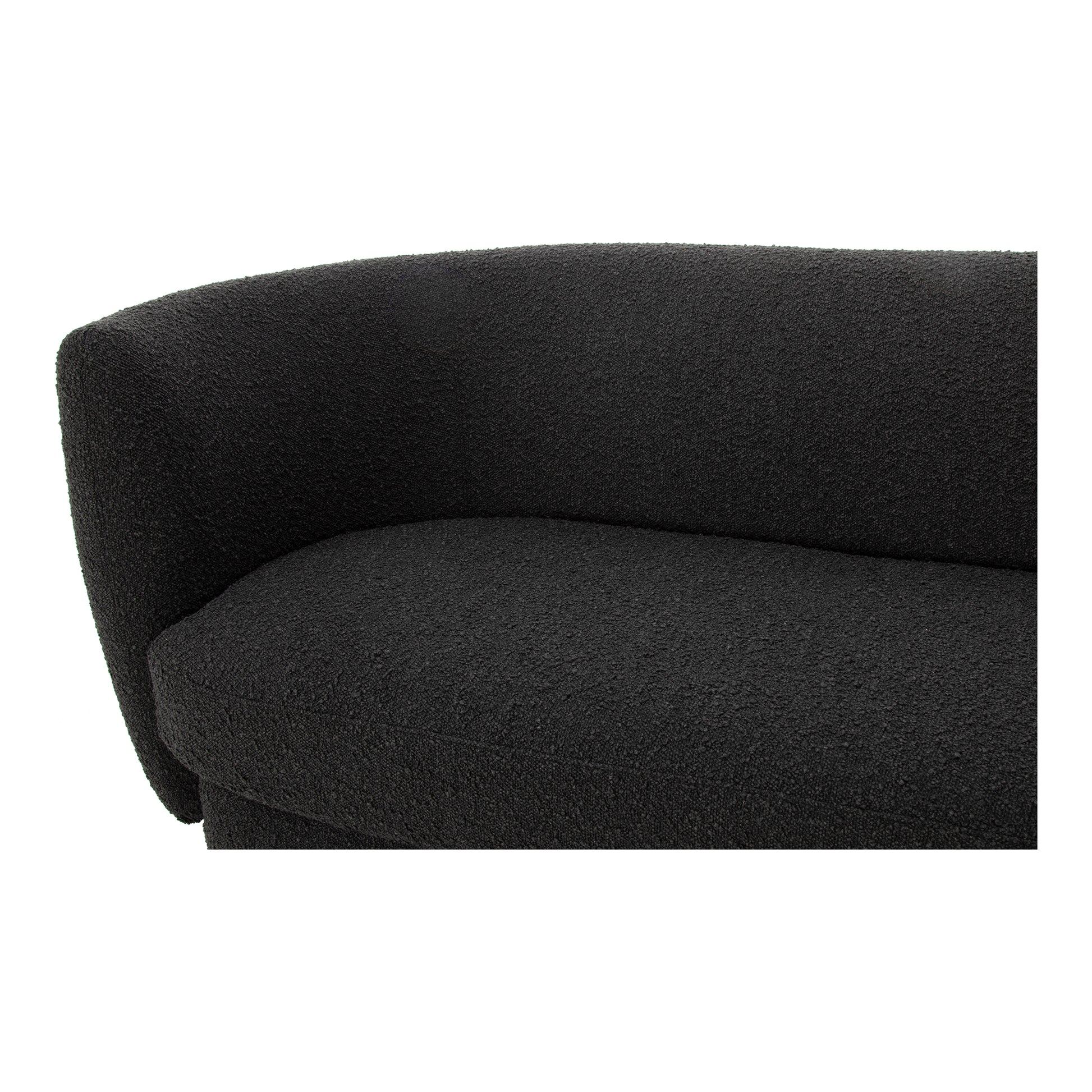 Moes Home Sofas Koba Black Contemporary Furniture