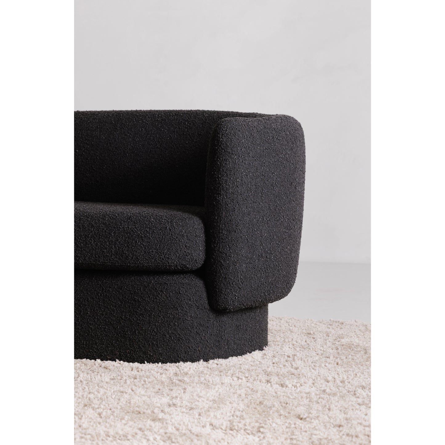 Moes Home Sofas Koba Black Contemporary Furniture