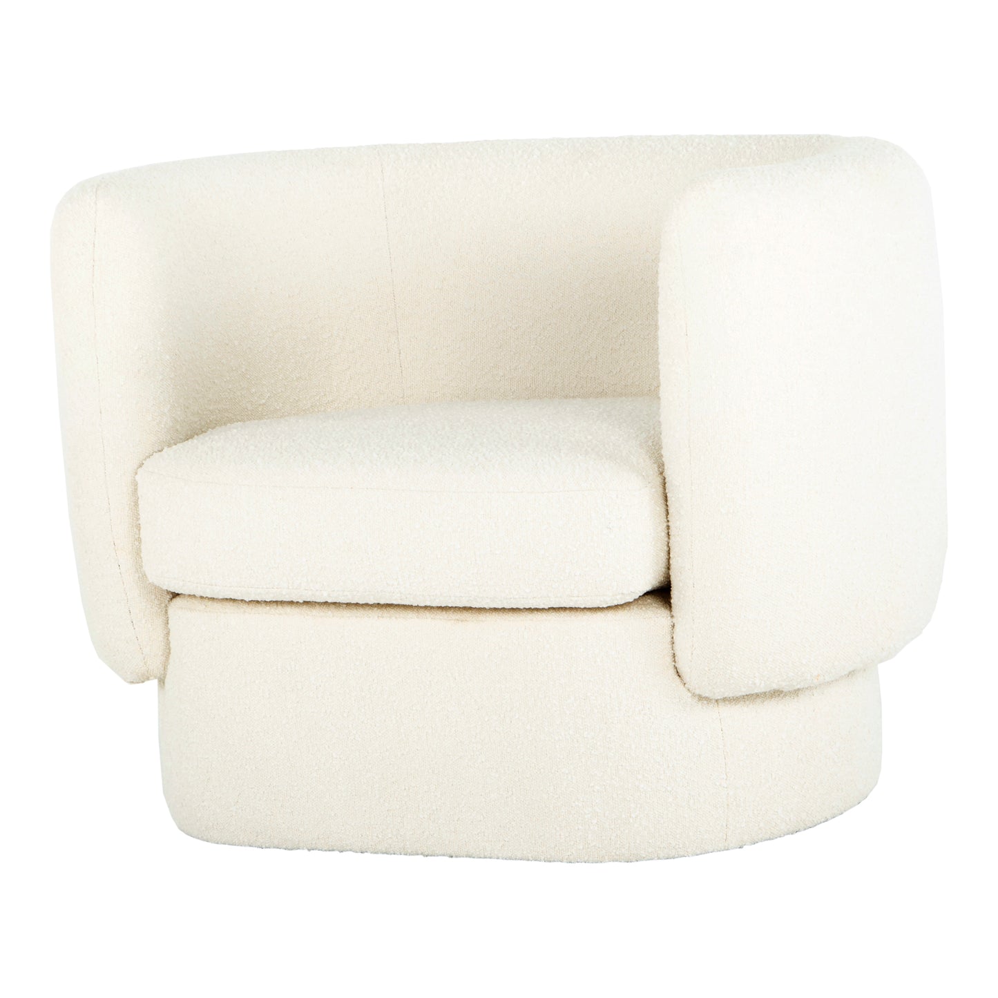 Moes Home Accent Chairs Koba White Contemporary Furniture