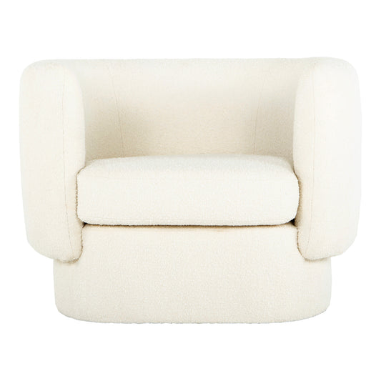 Moes Home Accent Chairs Koba White Contemporary Furniture