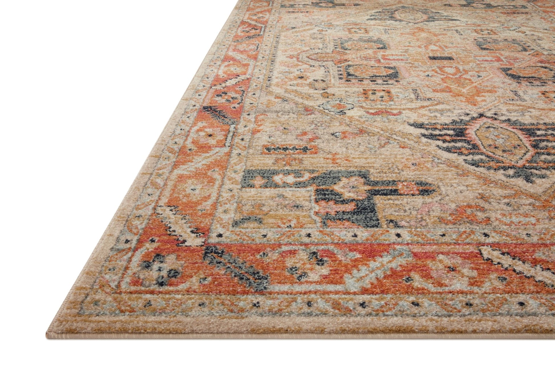 Loloi II Jocelyn JOC - 01 Sand Multi Transitional Power Loomed Rug - Rugs - Loloi II - Atlanta Designer Rugs