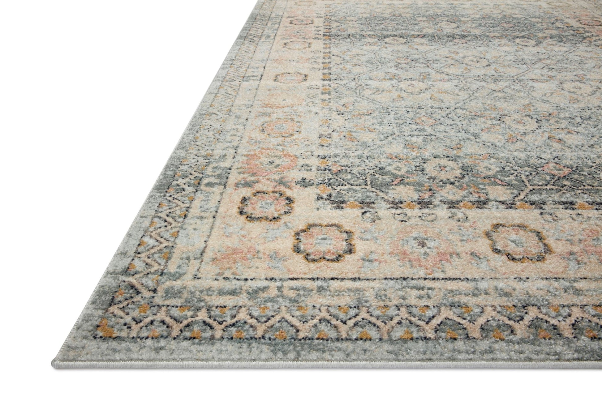 Loloi II Jocelyn JOC - 04 Sky Multi Transitional Power Loomed Rug - Rugs - Loloi II - Atlanta Designer Rugs