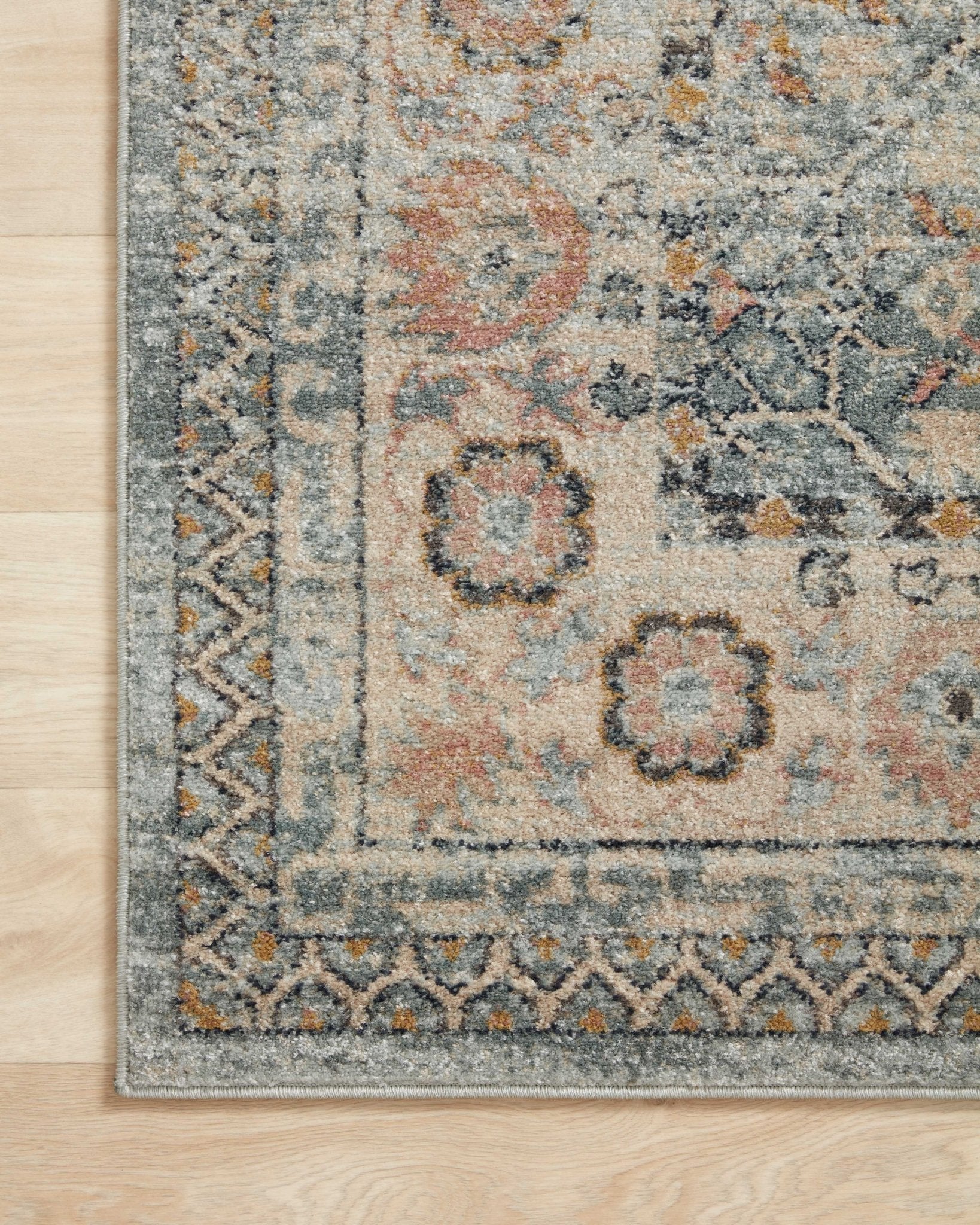 Loloi II Jocelyn JOC - 04 Sky Multi Transitional Power Loomed Rug - Rugs - Loloi II - Atlanta Designer Rugs