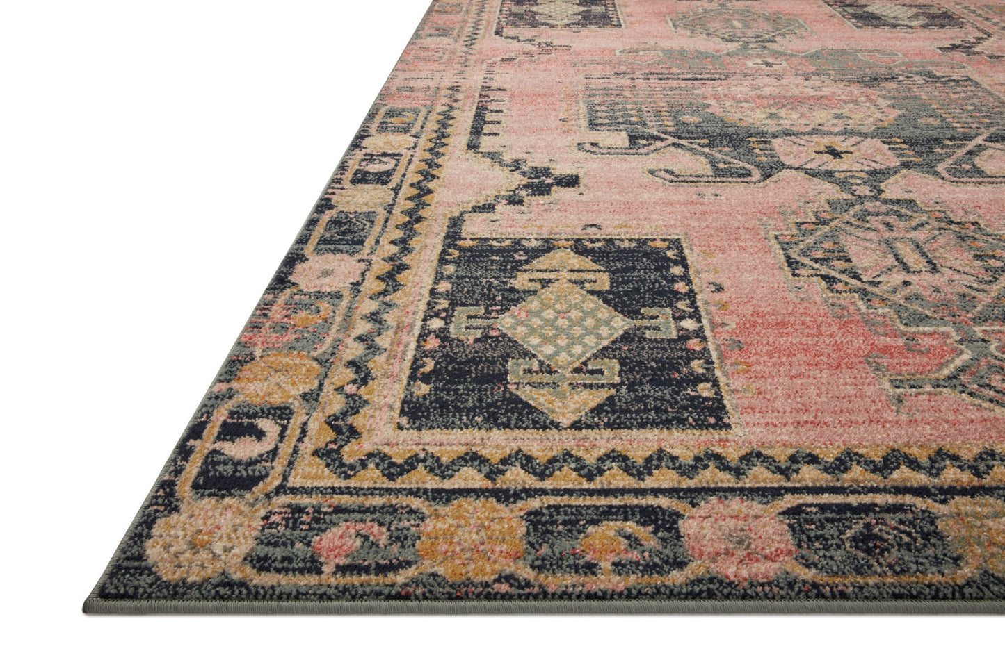 Loloi II Jocelyn JOC - 06 Rose Rose Transitional Power Loomed Rug - Rugs - Loloi II - Atlanta Designer Rugs