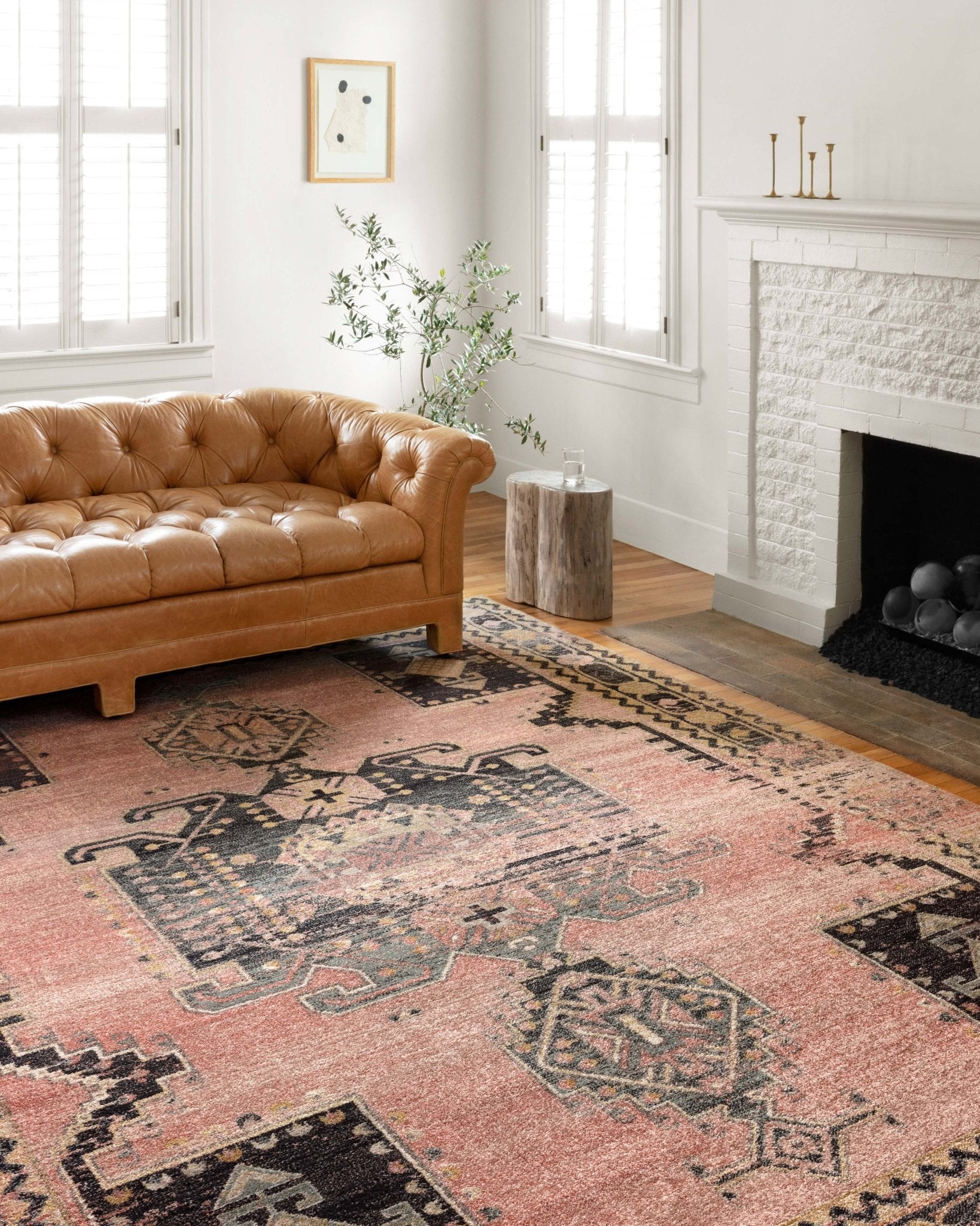 Loloi II Jocelyn JOC - 06 Rose Rose Transitional Power Loomed Rug - Rugs - Loloi II - Atlanta Designer Rugs