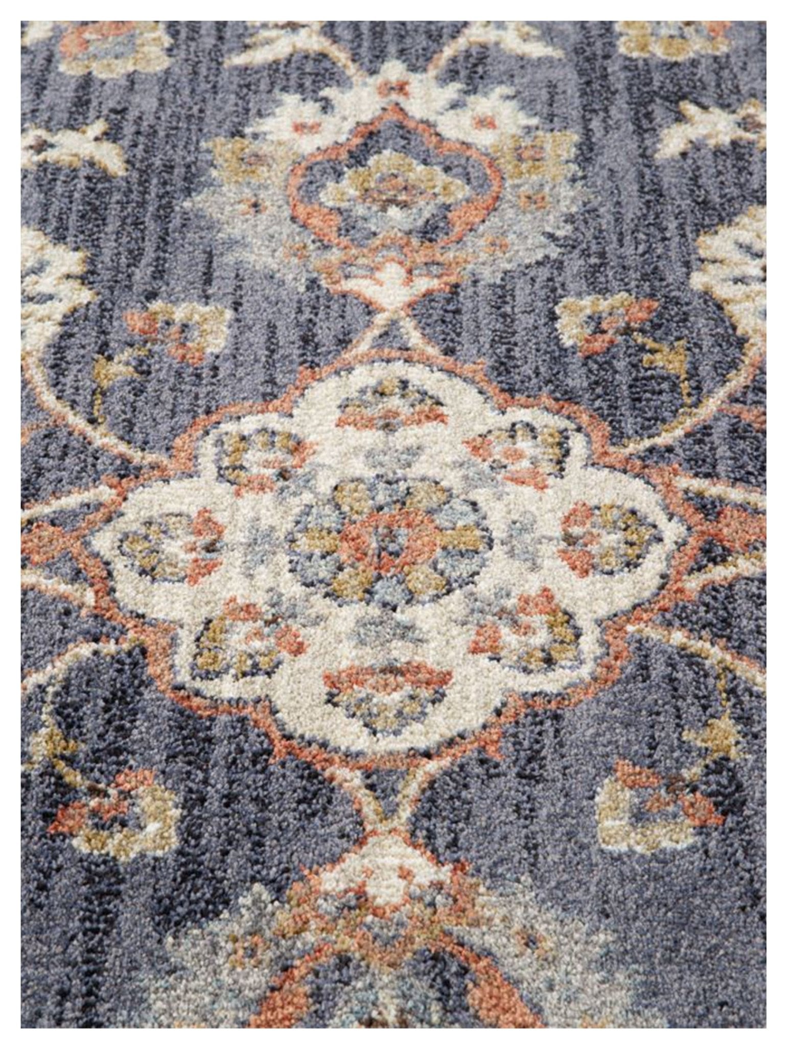 Limited Zurich ZUR - 501 Navy Blue Traditional Machinemade Rug - Rugs - Limited - Atlanta Designer Rugs