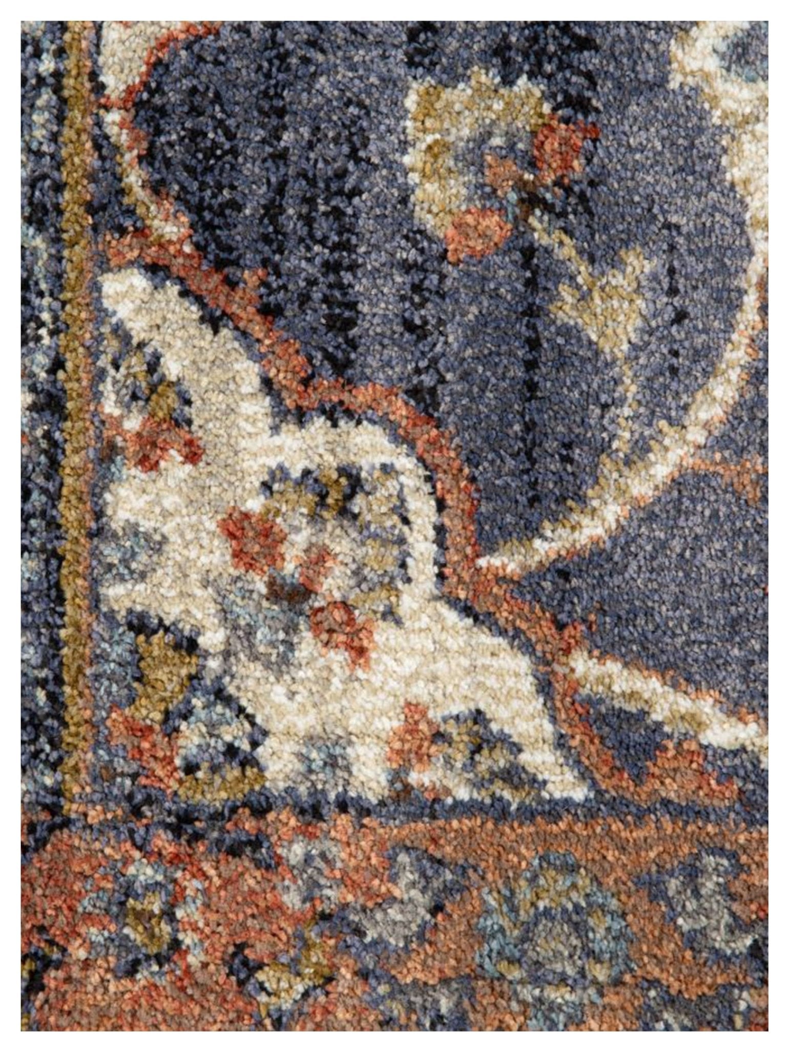 Limited Zurich ZUR - 501 Navy Blue Traditional Machinemade Rug - Rugs - Limited - Atlanta Designer Rugs