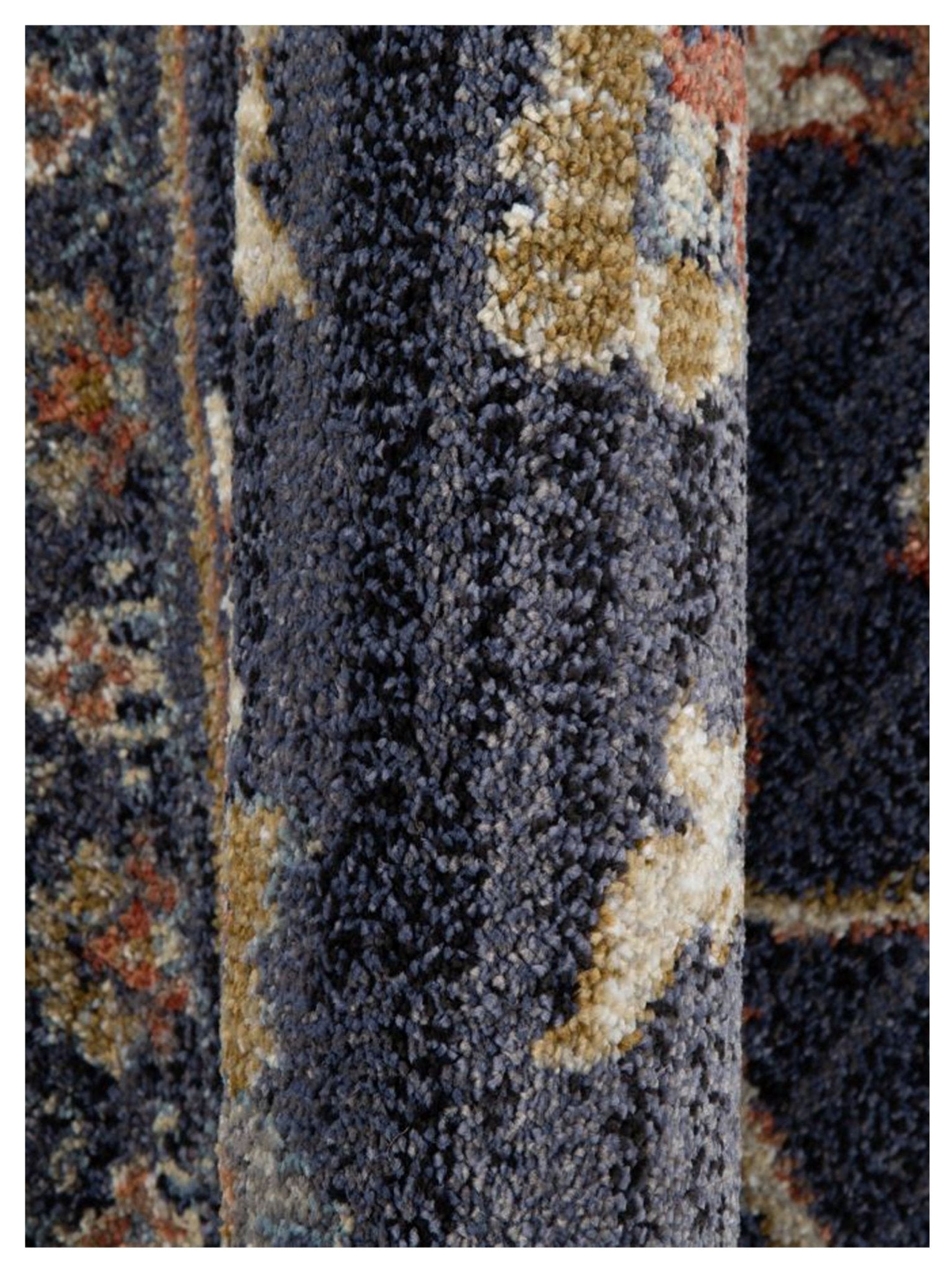 Limited Zurich ZUR - 501 Navy Blue Traditional Machinemade Rug - Rugs - Limited - Atlanta Designer Rugs