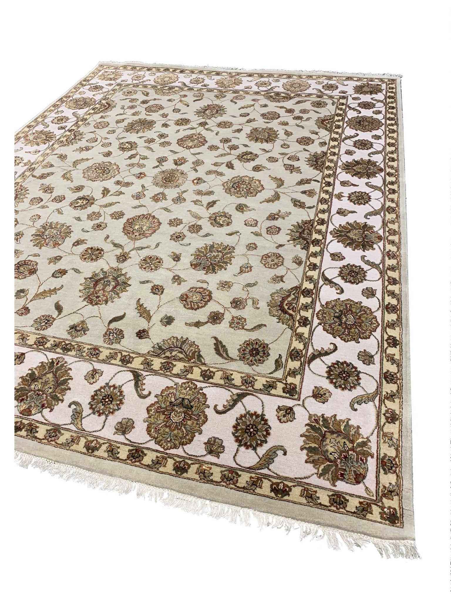 Artisan Winona Gold Ivory Traditional Knotted Rug - Rugs - Artisan - Atlanta Designer Rugs