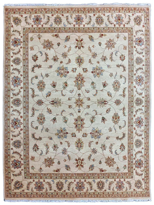 Artisan Zara Ivory Traditional Knotted Rug - Rugs - Artisan - Atlanta Designer Rugs