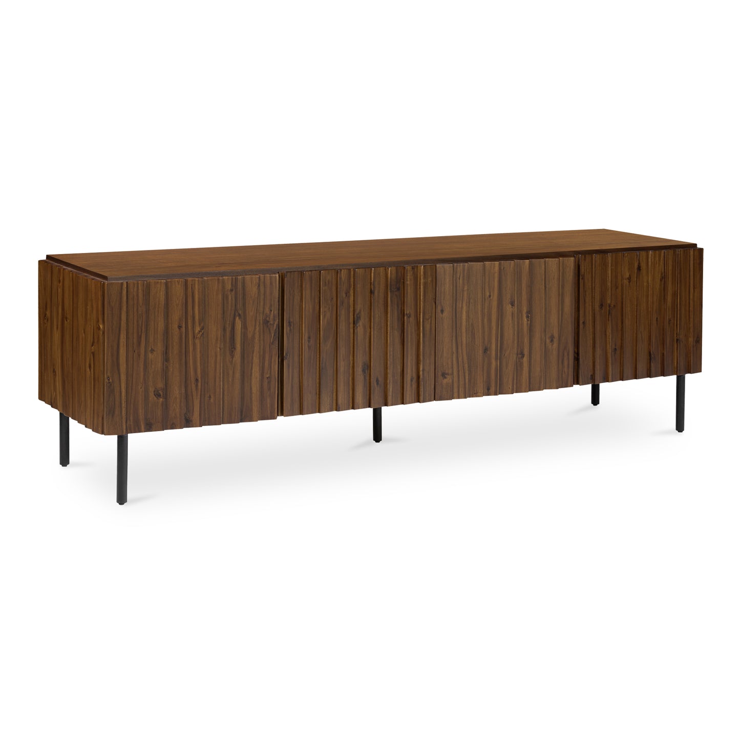 Moes Home Cabinets LINCOLN Brown Mid-Century Modern Furniture