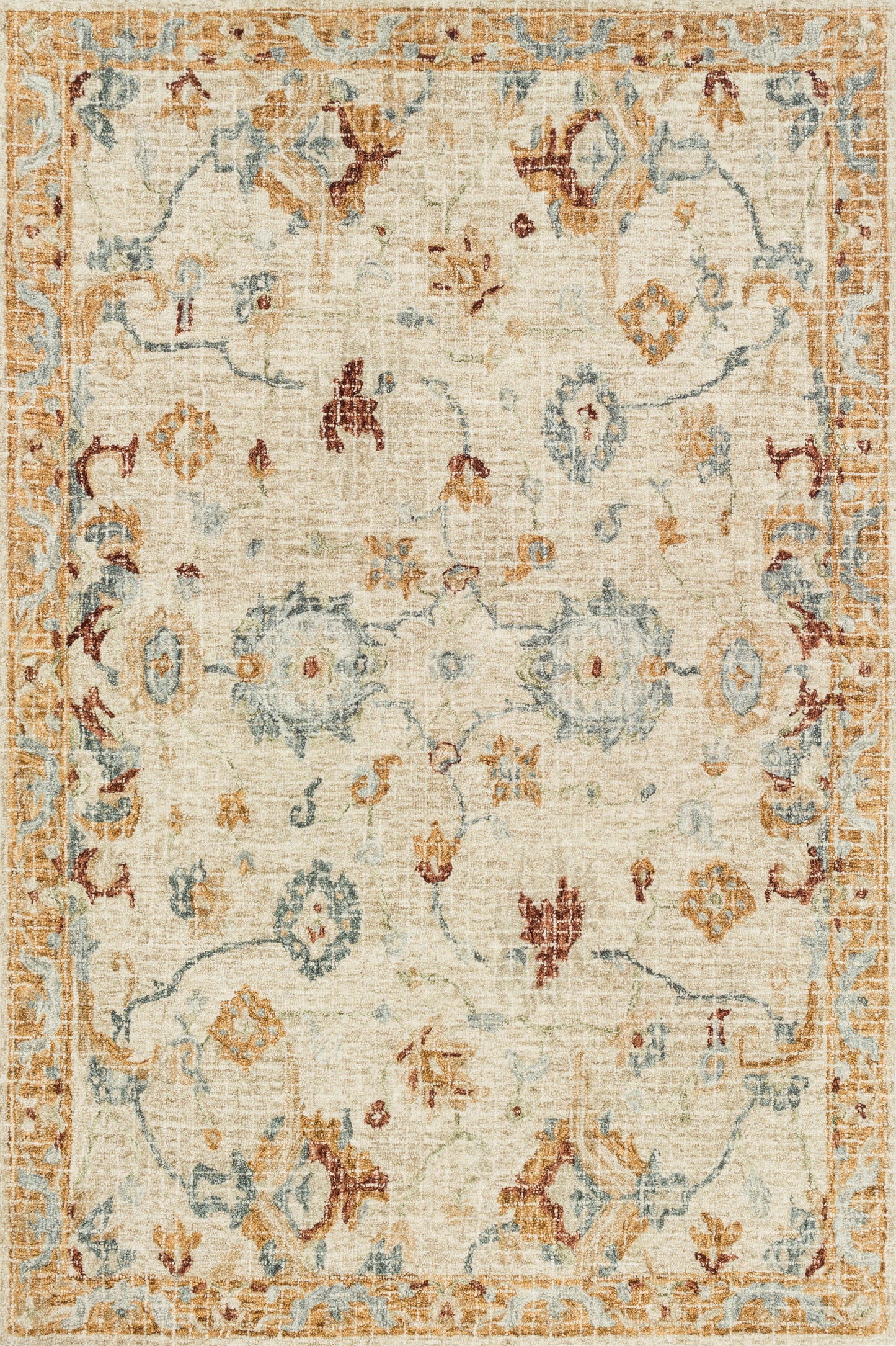 Loloi JULIAN JI-03 Ivory Multi Transitional Hooked Rug