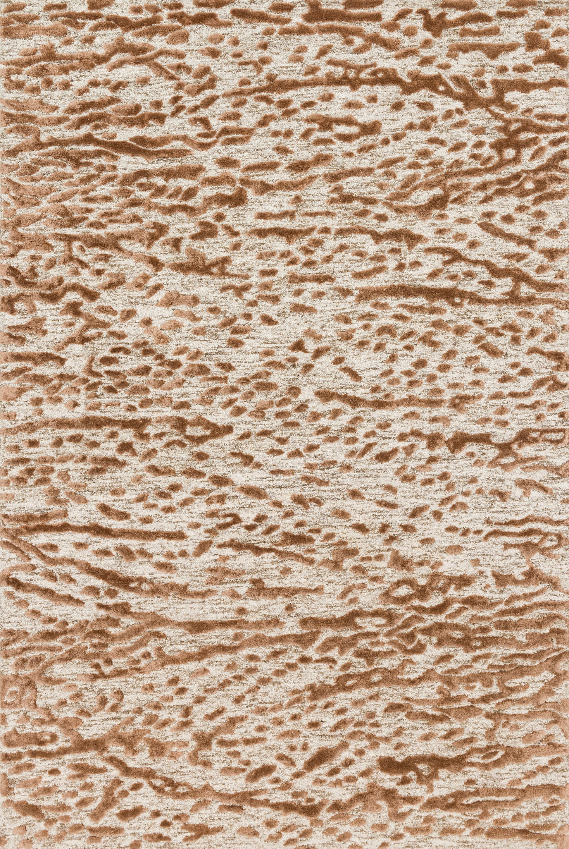 Loloi JUNEAU JY-01 Oatmeal Terracotta Contemporary Hand Tufted Rug