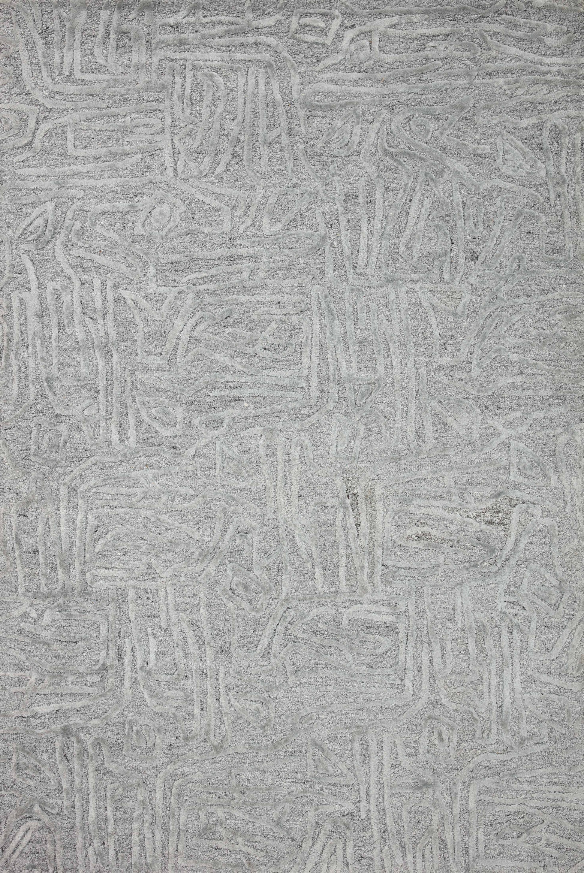 Loloi JUNEAU JY-06 Grey Grey Contemporary Hand Tufted Rug