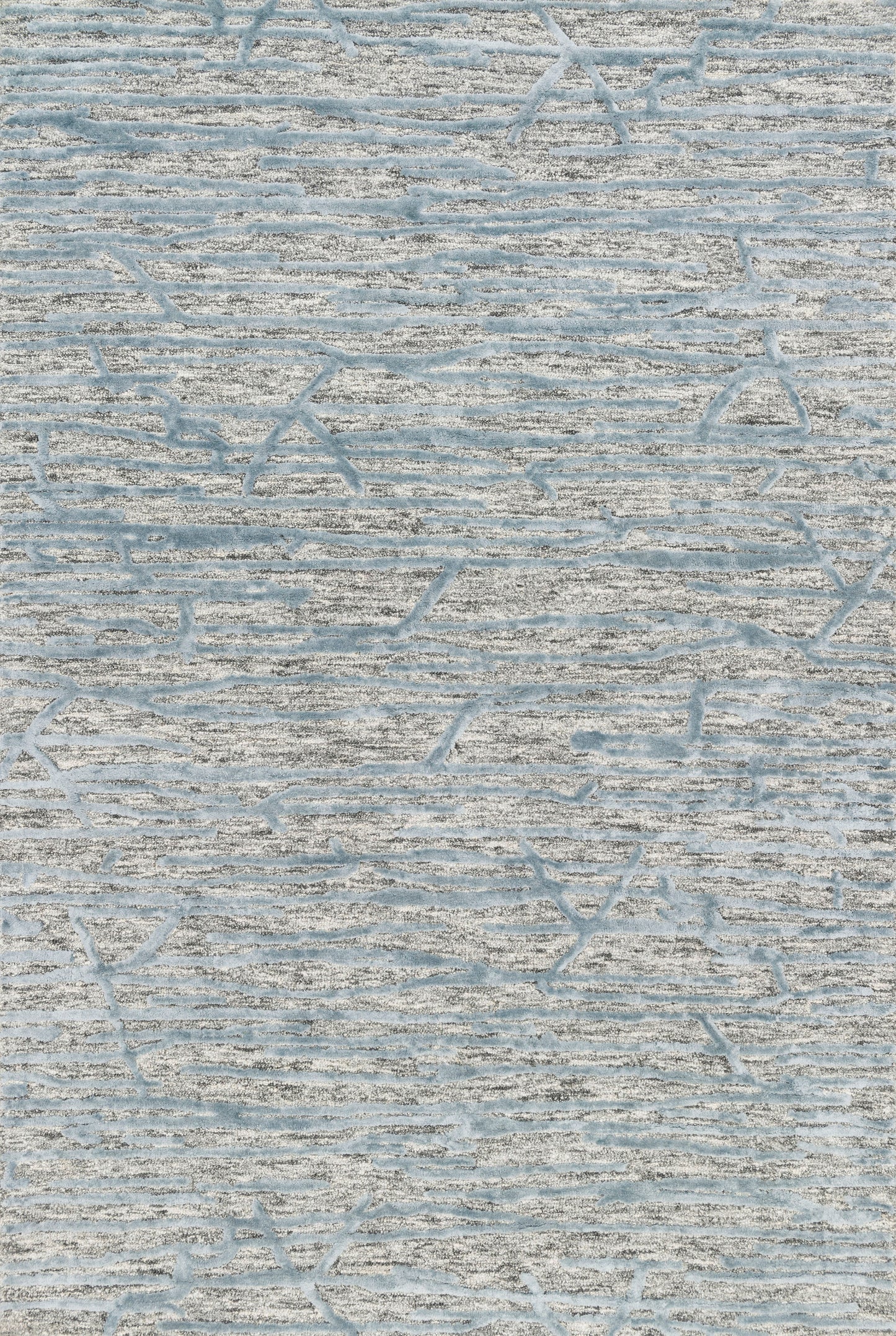 Loloi JUNEAU JY-07 Grey Blue Contemporary Hand Tufted Rug