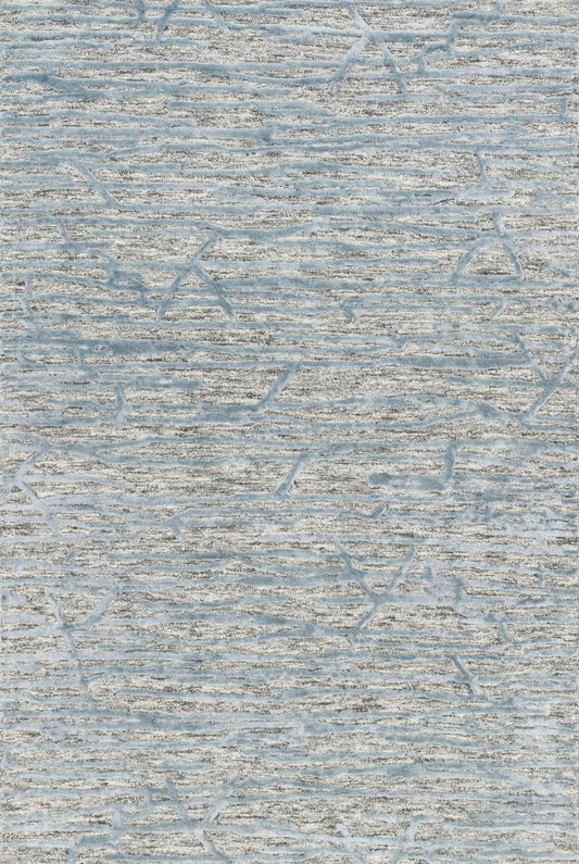 Loloi JUNEAU JY-07 Grey Blue Contemporary Hand Tufted Rug