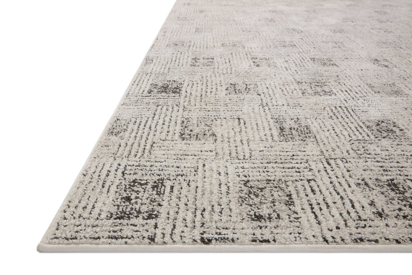 Loloi II Kamala KAM - 01 Grey Graphite Transitional Power Loomed Rug - Rugs - Loloi II - Atlanta Designer Rugs