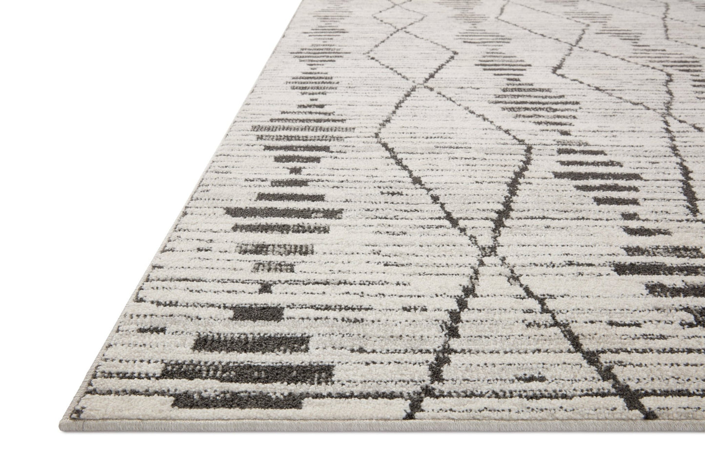 Loloi II Kamala KAM - 02 Charcoal Dove Transitional Power Loomed Rug - Rugs - Loloi II - Atlanta Designer Rugs